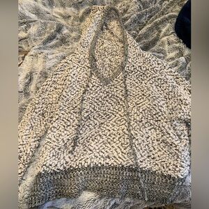 "Miracle" Soft Gray/White Hoodie